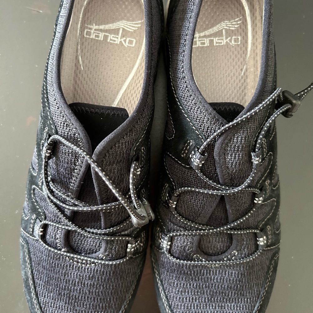 Womens Dansko Holland Black Suede Sneaker 4516360236 size 42 US 11 1/2-12